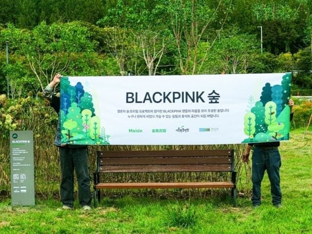 Melon 在首爾增設以 BIGBANG、AKMU、BLACKPINK 及 SHINee 命名的城市森林